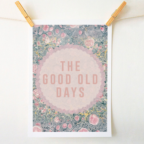 The Good Old Days - A1 - A4 art print by The 13 Prints