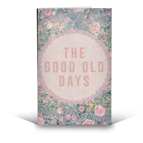 The Good Old Days - funny greeting card by The 13 Prints