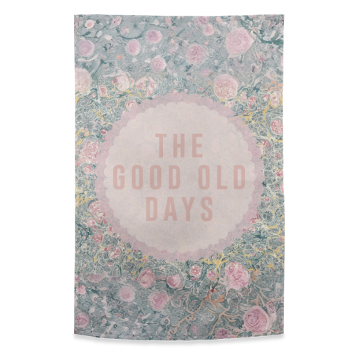 The Good Old Days - funny tea towel by The 13 Prints