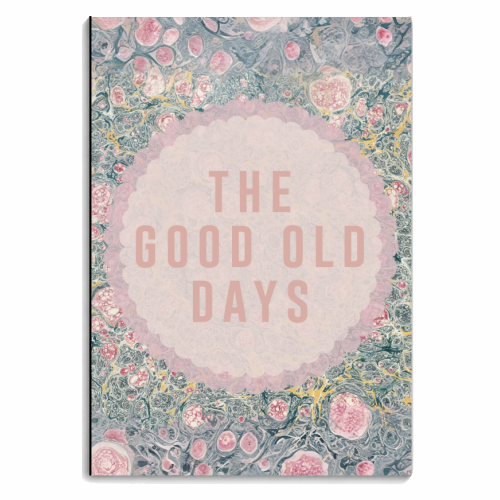 The Good Old Days - personalised A4, A5, A6 notebook by The 13 Prints
