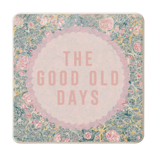 The Good Old Days - personalised beer coaster by The 13 Prints