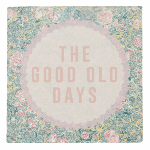 The Good Old Days - personalised beer coaster by The 13 Prints