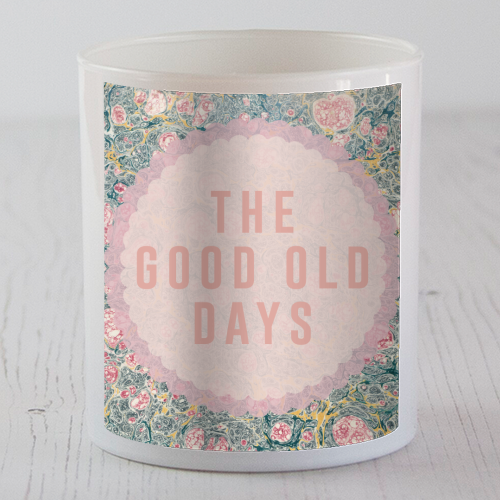 The Good Old Days - scented candle by The 13 Prints