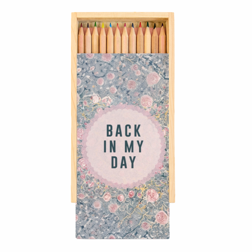 Back In My Day - Coloured Pencils with Box by The 13 Prints