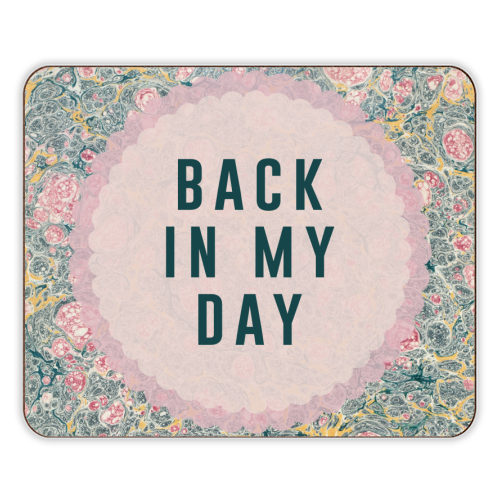 Back In My Day - designer placemat by The 13 Prints