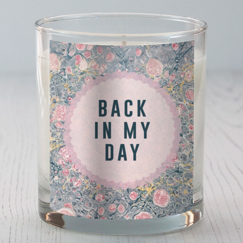 Back In My Day - scented candle by The 13 Prints