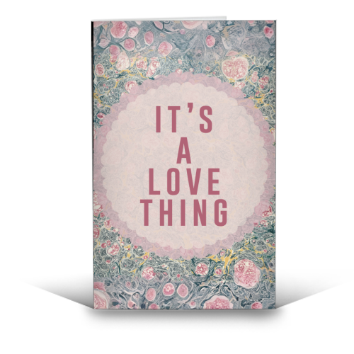 It's A Love Thing - funny greeting card by The 13 Prints