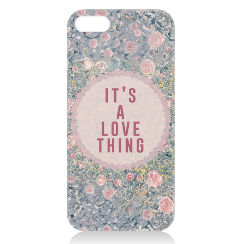 It's A Love Thing - unique phone case by The 13 Prints
