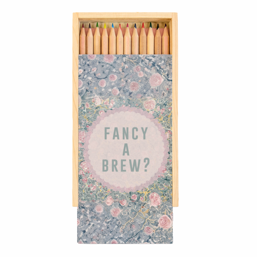 Fancy A Brew? - Coloured Pencils with Box by The 13 Prints