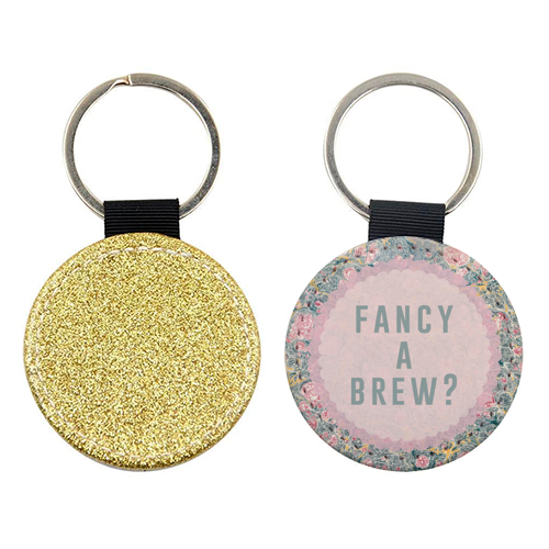 Fancy A Brew? - keyring by The 13 Prints