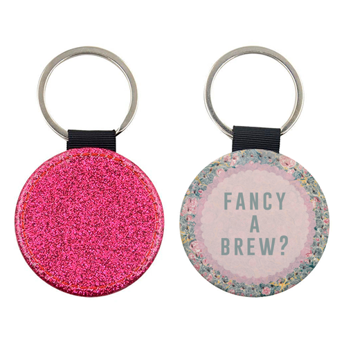 Fancy A Brew? - keyring by The 13 Prints
