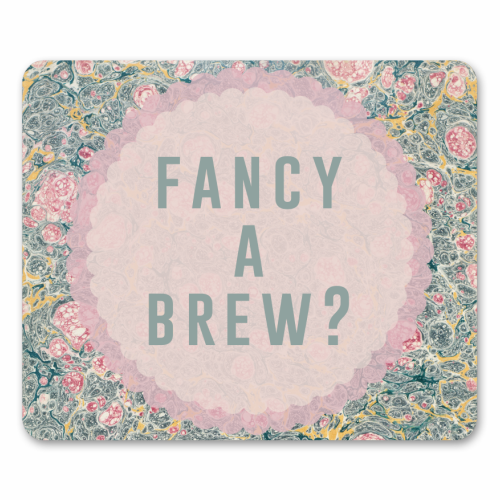 Fancy A Brew? - mouse mat by The 13 Prints