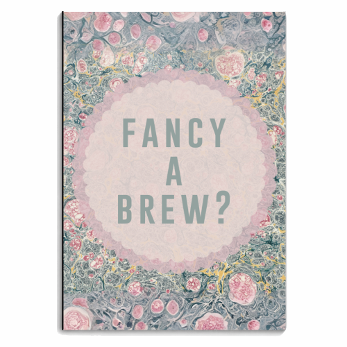 Fancy A Brew? - personalised A4, A5, A6 notebook by The 13 Prints