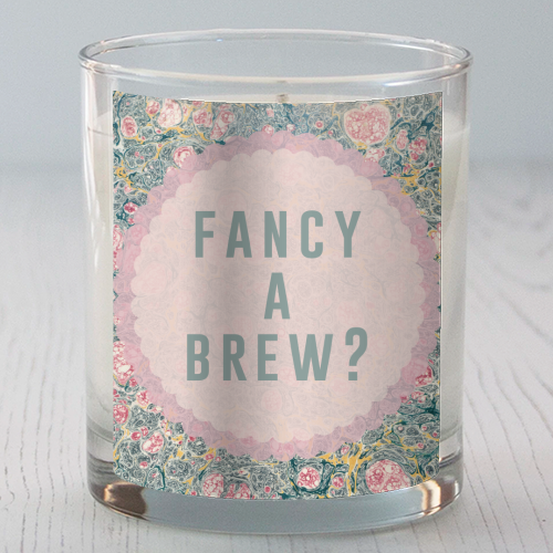 Fancy A Brew? - scented candle by The 13 Prints