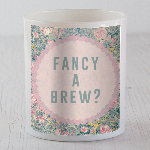 Fancy A Brew? - scented candle by The 13 Prints