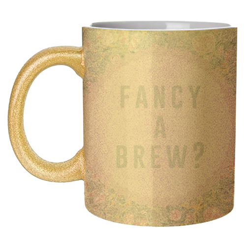 Fancy A Brew? - unique mug by The 13 Prints
