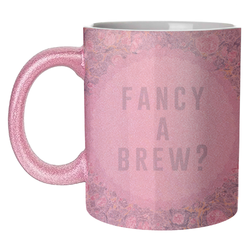 Fancy A Brew? - unique mug by The 13 Prints