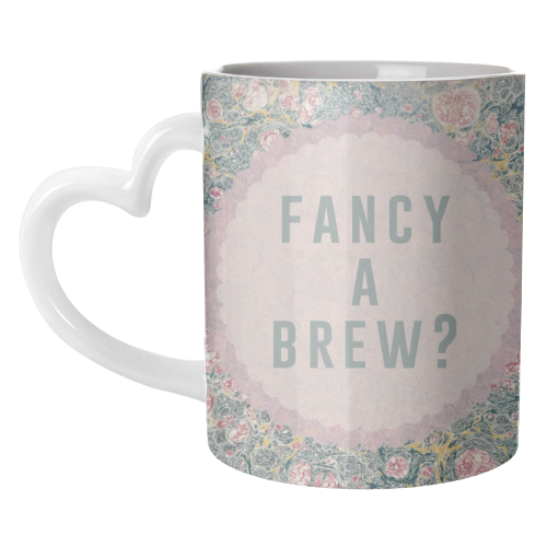 Fancy A Brew? - unique mug by The 13 Prints