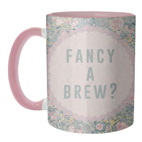 Fancy A Brew? - unique mug by The 13 Prints