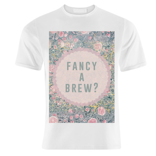 Fancy A Brew? - unique t shirt by The 13 Prints