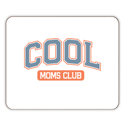 Cool Moms Club Funny Mum Life - designer placemat by Sundiva Designs