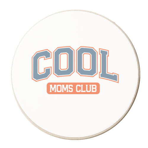 Cool Moms Club Funny Mum Life - personalised beer coaster by Sundiva Designs