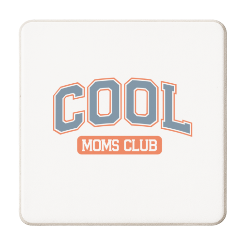 Cool Moms Club Funny Mum Life - personalised beer coaster by Sundiva Designs