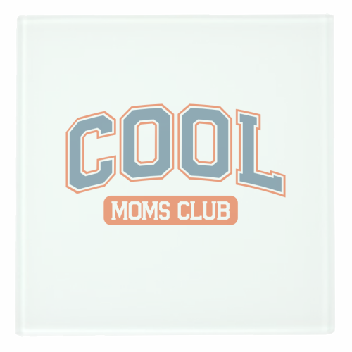 Cool Moms Club Funny Mum Life - personalised beer coaster by Sundiva Designs