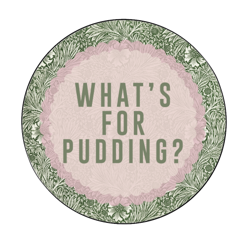 What's For Pudding? - Circle Sticker by The 13 Prints