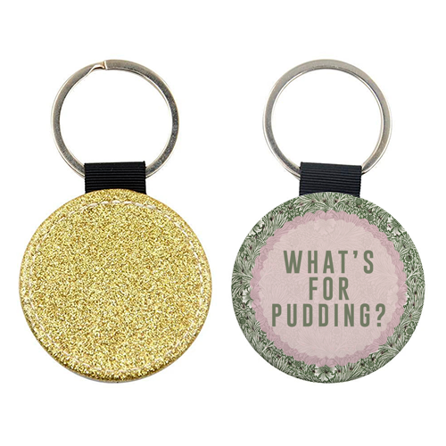 What's For Pudding? - keyring by The 13 Prints