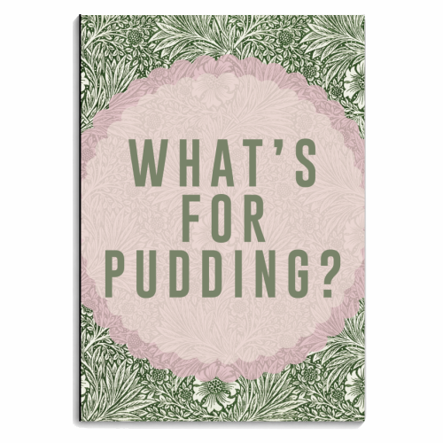 What's For Pudding? - personalised A4, A5, A6 notebook by The 13 Prints