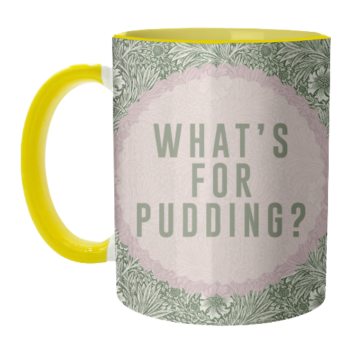 What's For Pudding? - unique mug by The 13 Prints