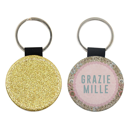 Grazie Mille - keyring by The 13 Prints