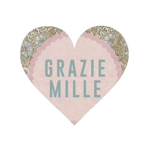 Grazie Mille - Magnet by The 13 Prints