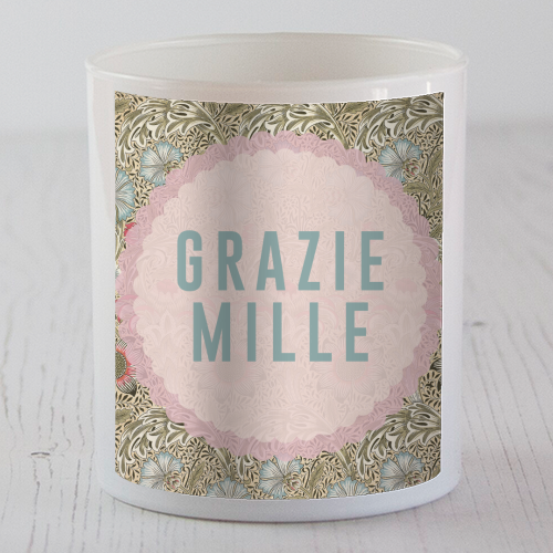Grazie Mille - scented candle by The 13 Prints