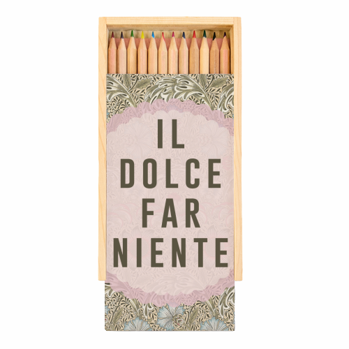 Il Dolce Far Niente - Coloured Pencils with Box by The 13 Prints