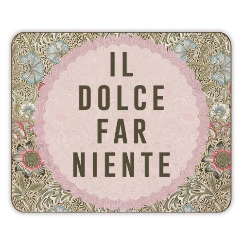 Il Dolce Far Niente - designer placemat by The 13 Prints