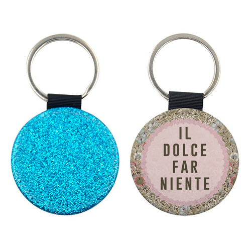 Il Dolce Far Niente - keyring by The 13 Prints
