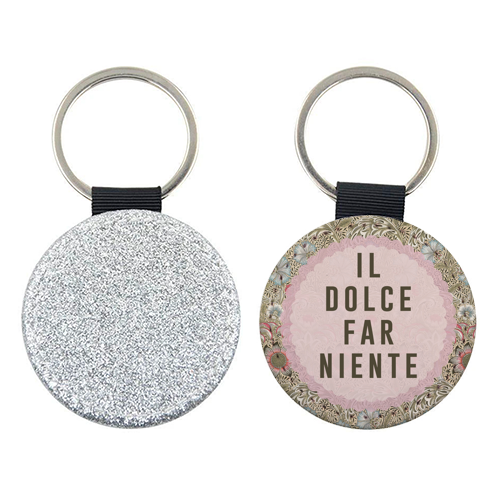Il Dolce Far Niente - keyring by The 13 Prints