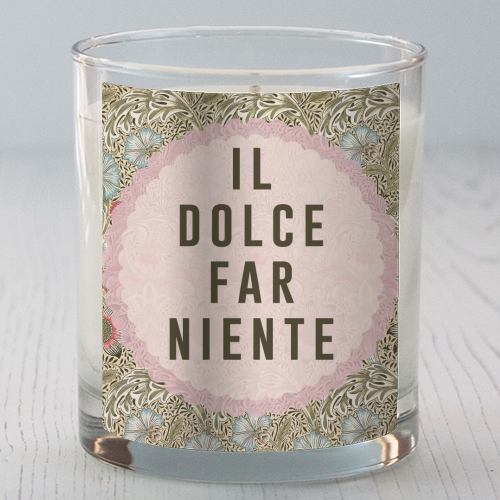 Il Dolce Far Niente - scented candle by The 13 Prints