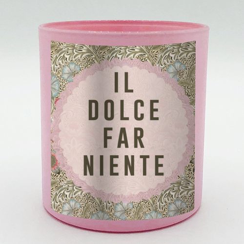 Il Dolce Far Niente - scented candle by The 13 Prints