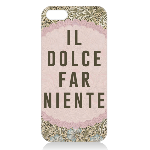 Il Dolce Far Niente - unique phone case by The 13 Prints