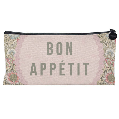 Bon Appetit - flat pencil case by The 13 Prints