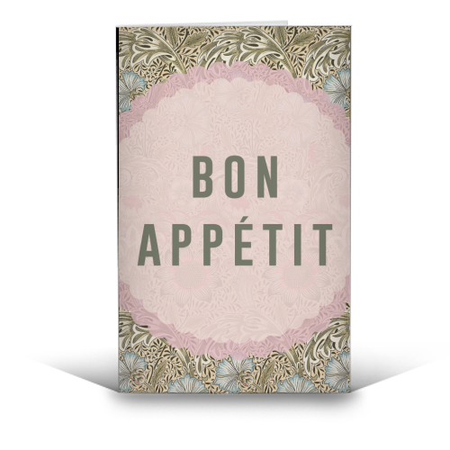 Bon Appetit - funny greeting card by The 13 Prints