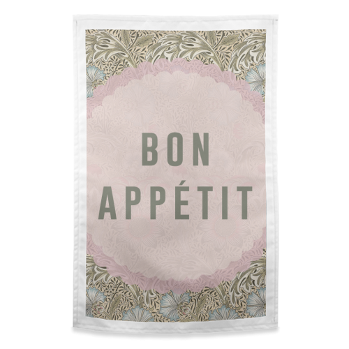 Bon Appetit - funny tea towel by The 13 Prints