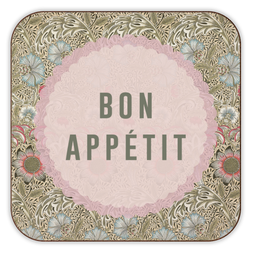Bon Appetit - personalised beer coaster by The 13 Prints