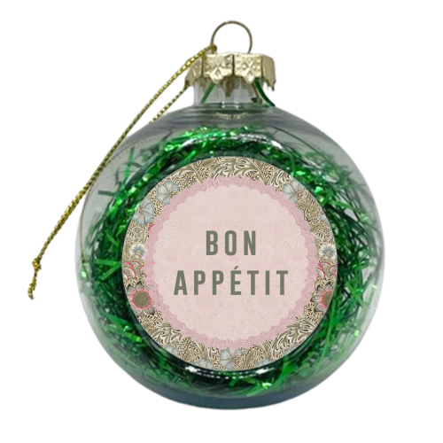 Bon Appetit - xmas bauble by The 13 Prints