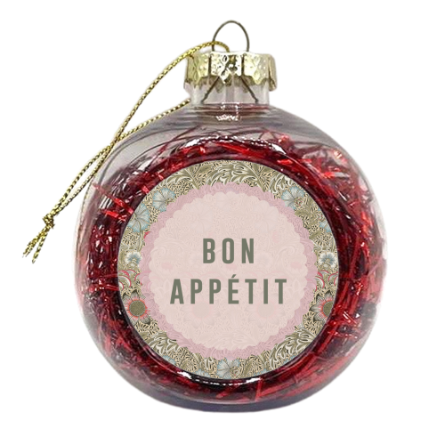 Bon Appetit - xmas bauble by The 13 Prints