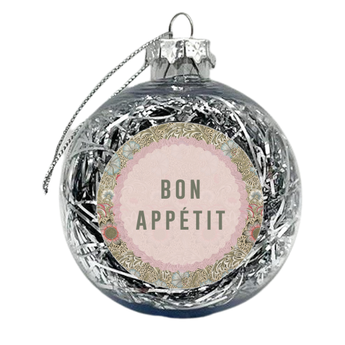 Bon Appetit - xmas bauble by The 13 Prints
