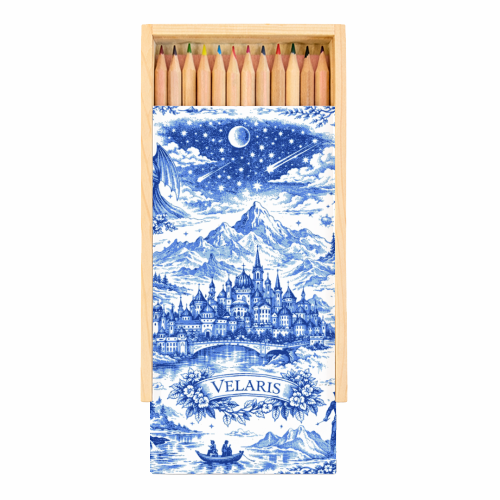 Velaris - Coloured Pencils with Box by Lilly Rose
